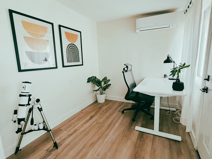 A separate office for those who work remotely.