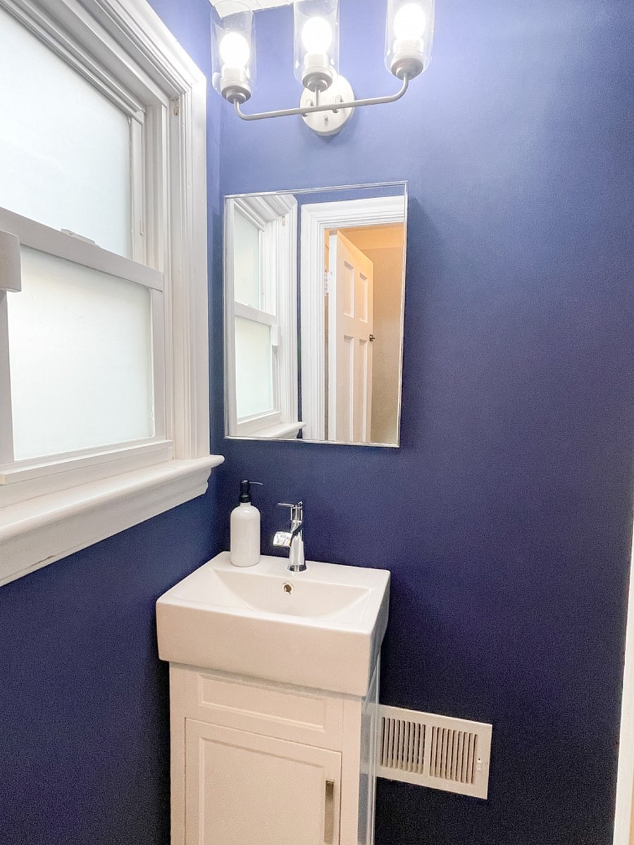 Discover added convenience with a half bathroom.
