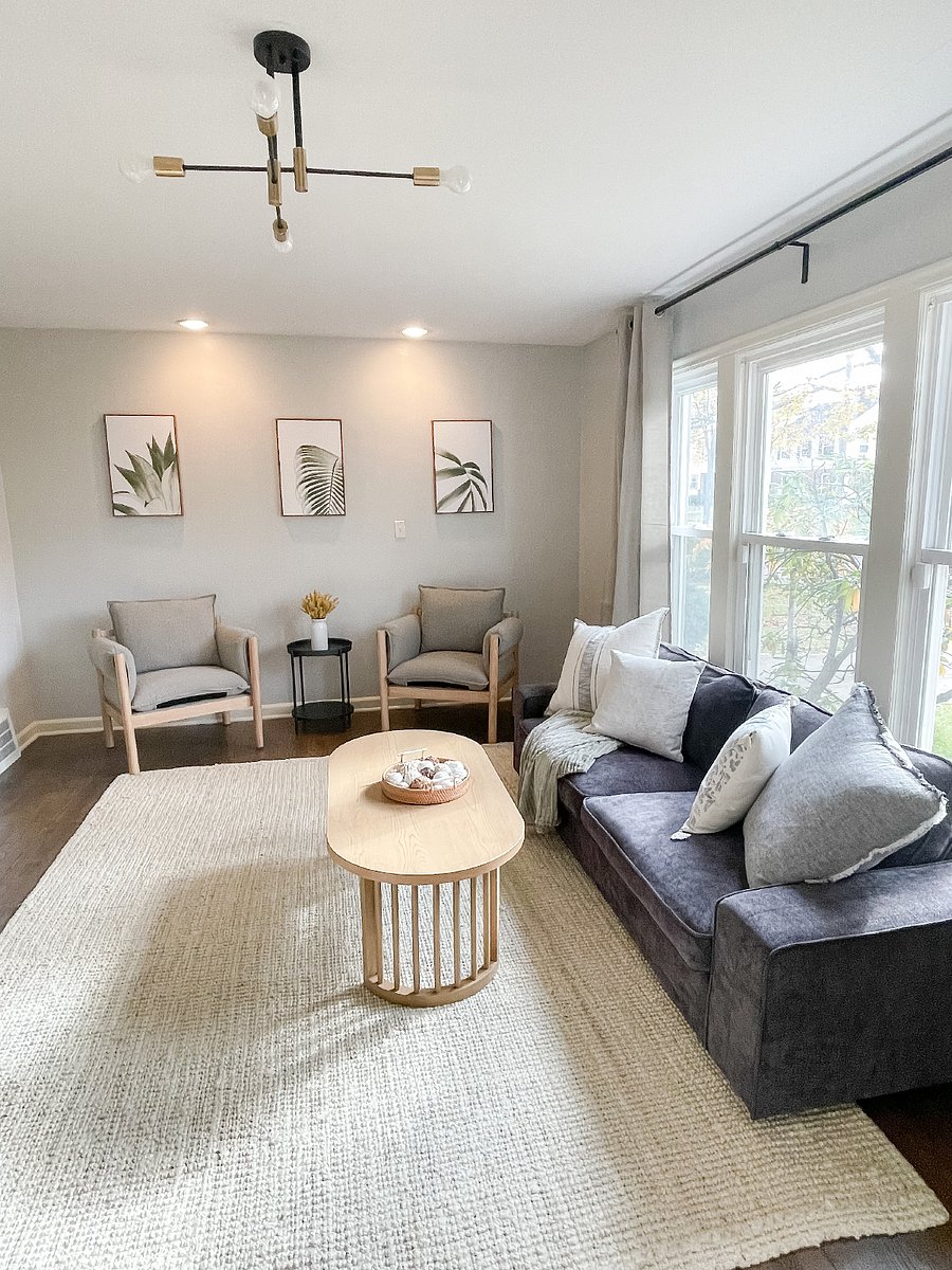 Lounge in this beautifully appointed space.
