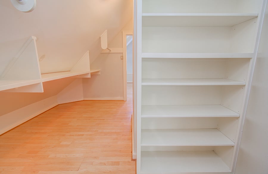 Massive master walk-through closet