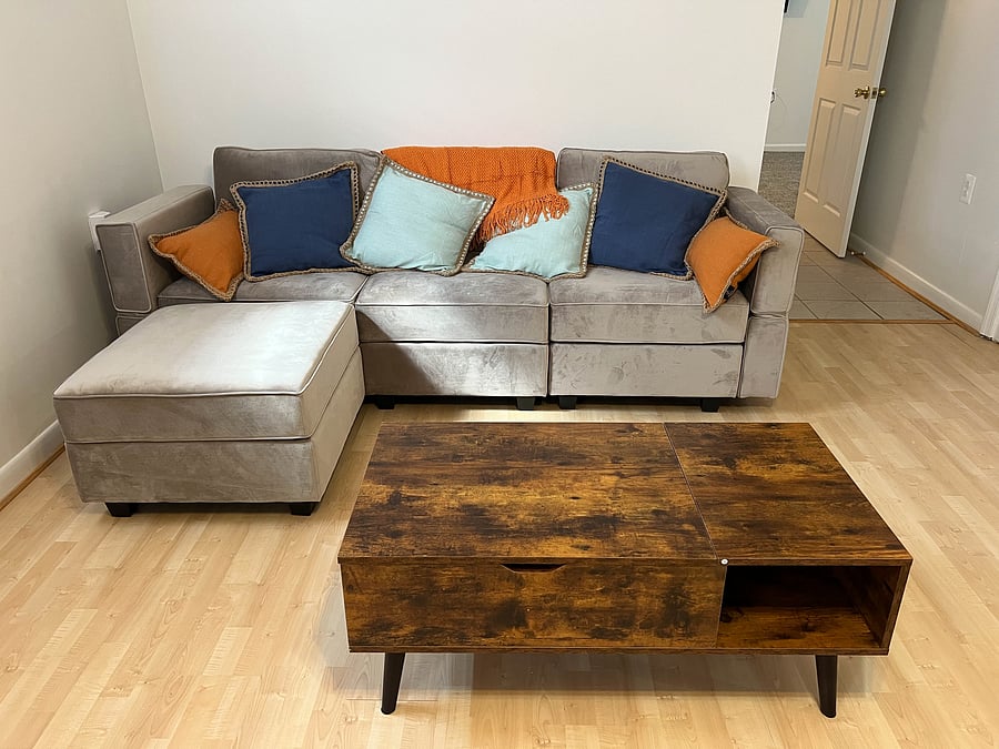 Coach and Coffee Table
