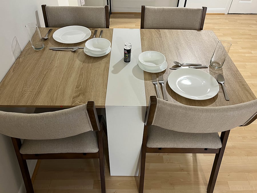 Portable Kitchen Table for 4
