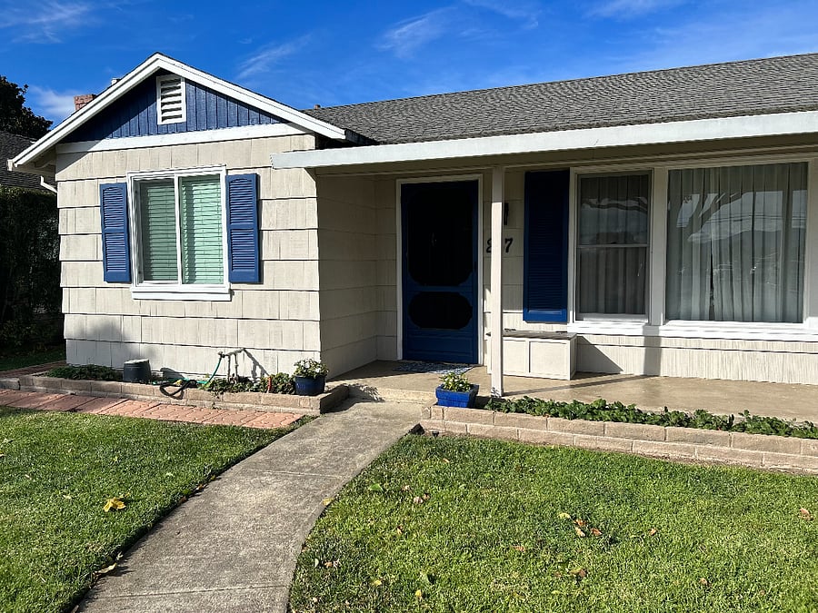Front of the home