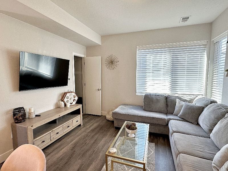 Living Room w/ storage closet