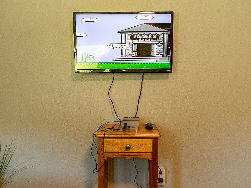 Old Arcade retro classic game console with over 600 games! Great to keep the kids occupied while the adults hang out!