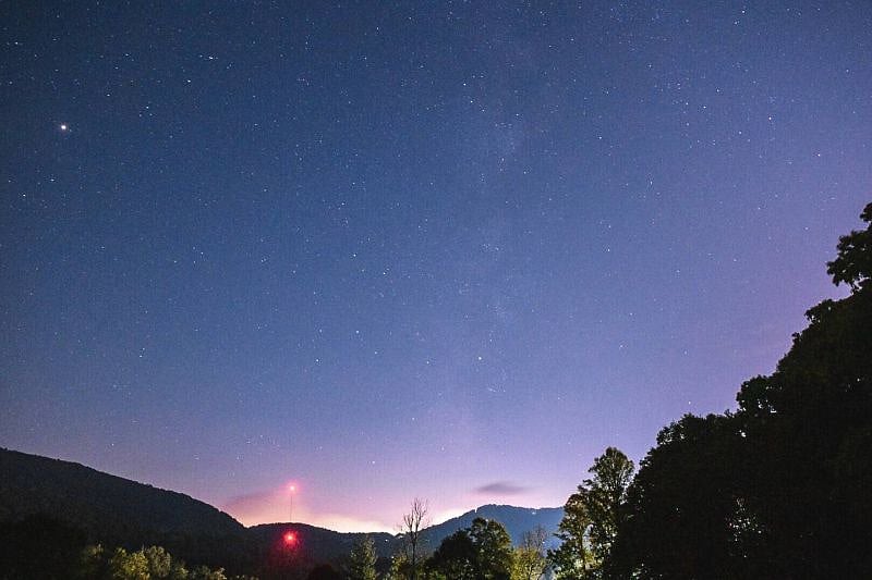 Taken by one of our guests. " You can slightly see the milkyway. We saw so many shooting stars at night while sitting outside. It was amazing!"