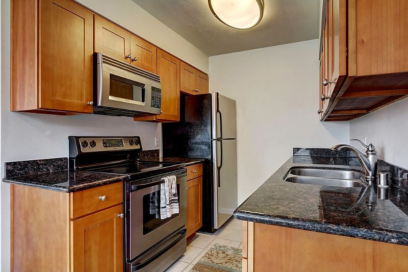 Updated kitchen with luxury finishes
