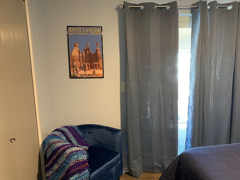 Blue bedroom