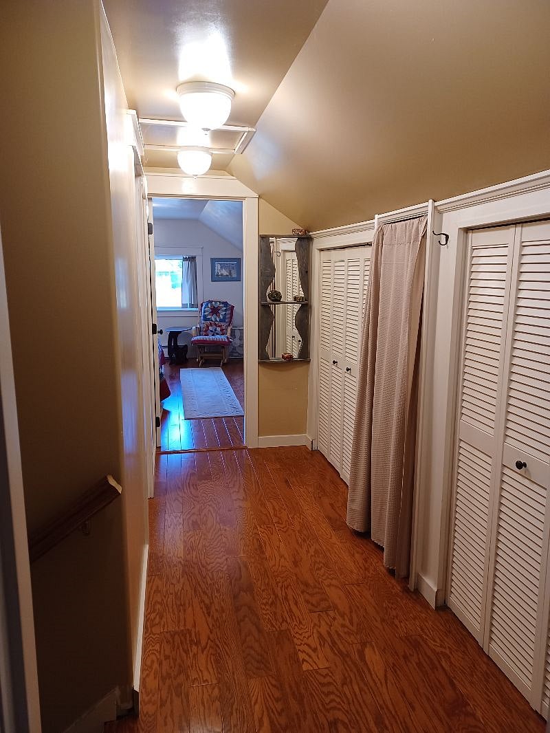 Upstairs (2nd floor) hall with 2 closets.