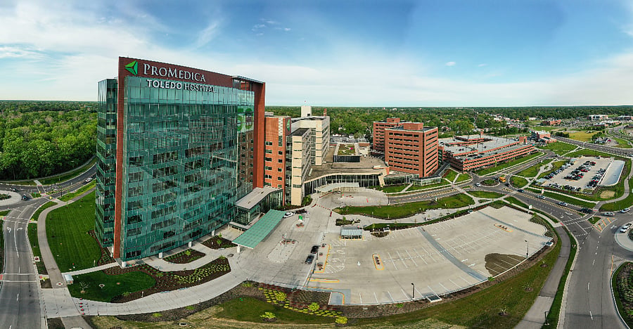 Promedica Toledo Hospital - 1.5 miles away.
Promedica.org