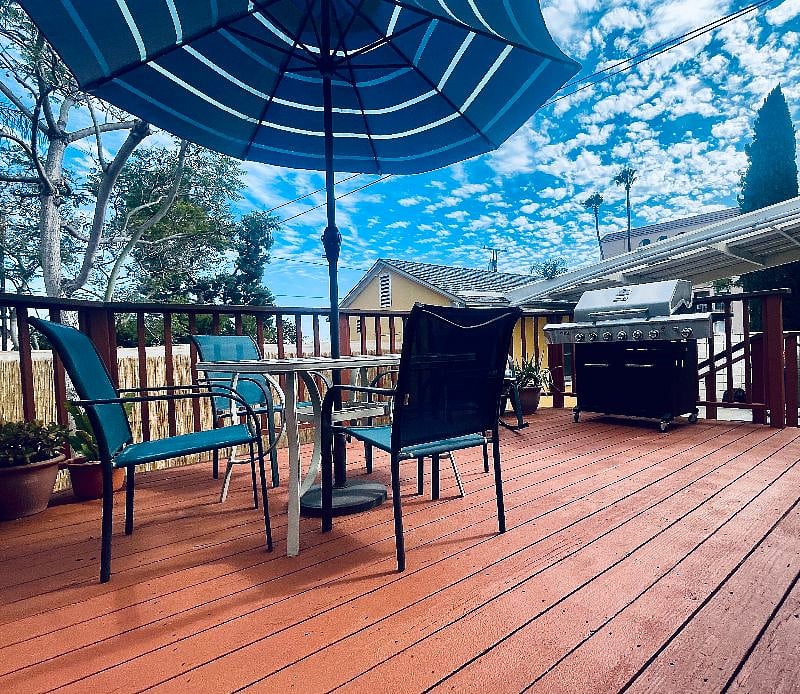 Patio with BBQ