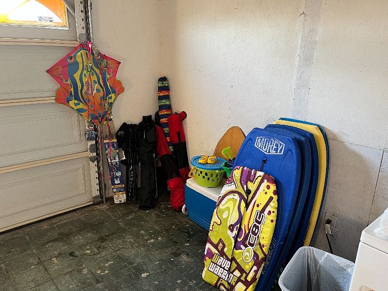 Beach Gear to use in garage
