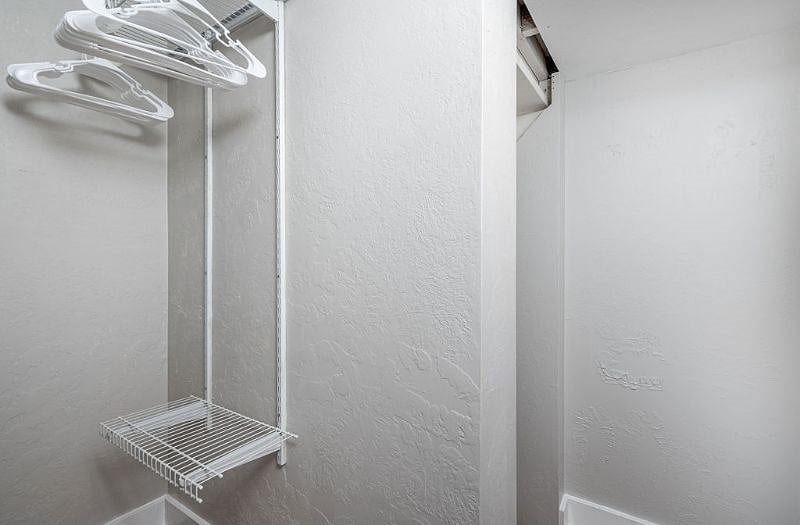 Master bedroom walk-in closet