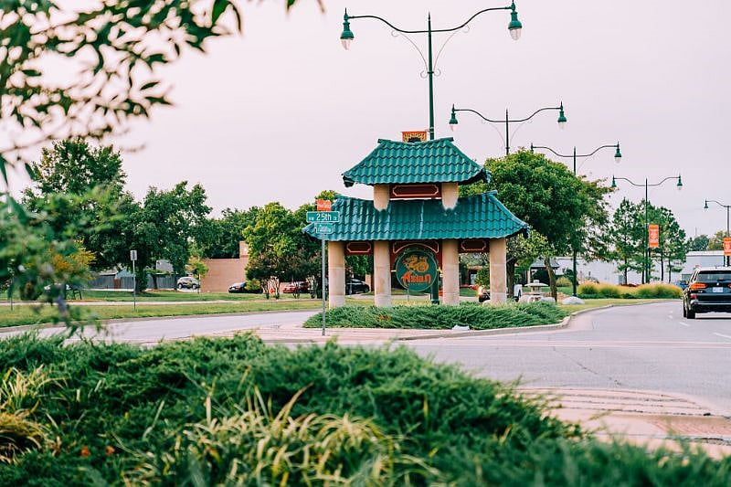 Less than 1 mile to the Asian District