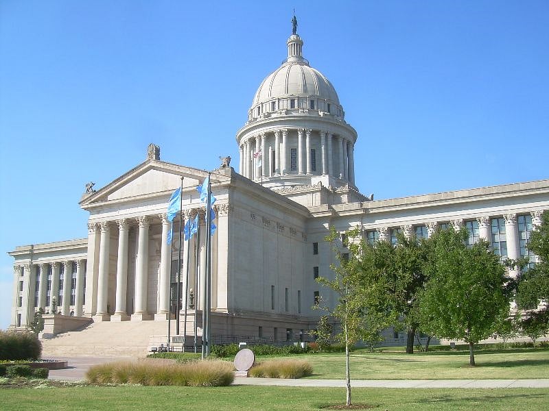 Less than a mile to the state capitol