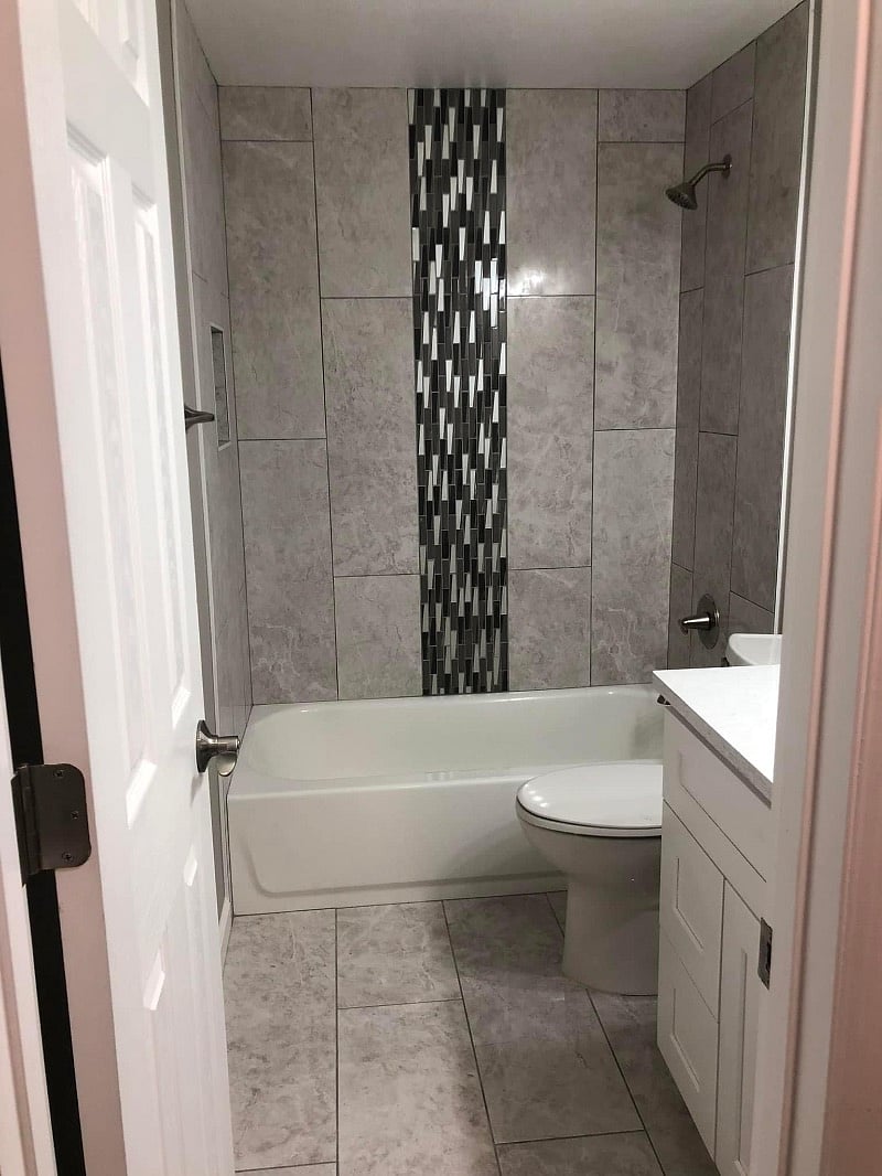 Basement bathroom
