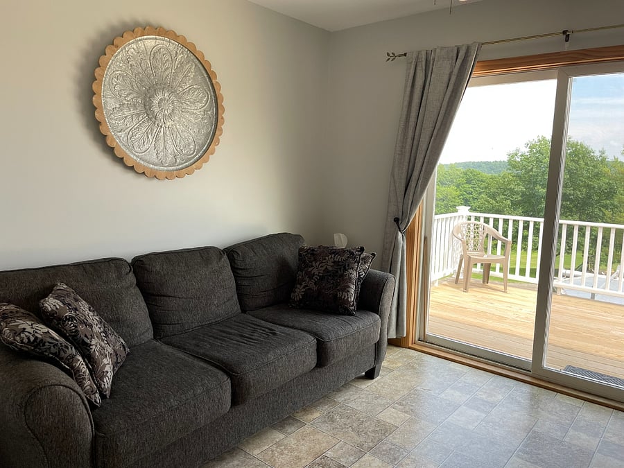 Lodge - Unit A Family Room & Deck