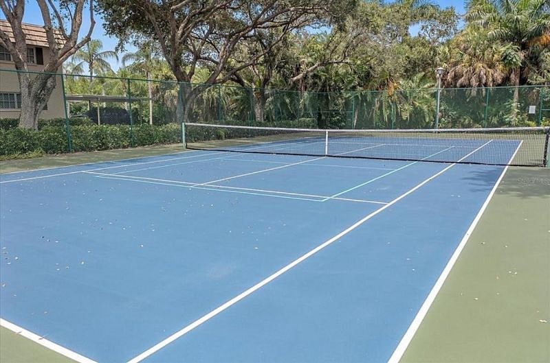 Tennis/Pickleball Court on the property and steps away from the unit