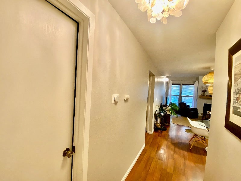 Door on left opens to storage