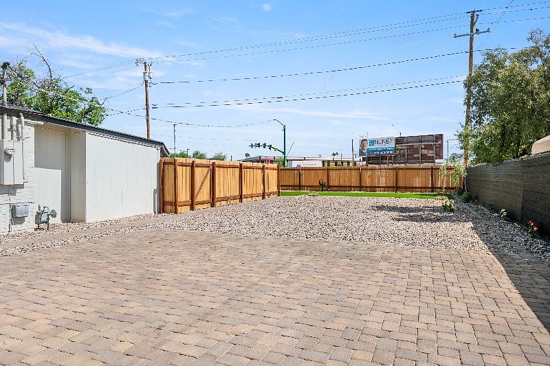Paved Parking Area