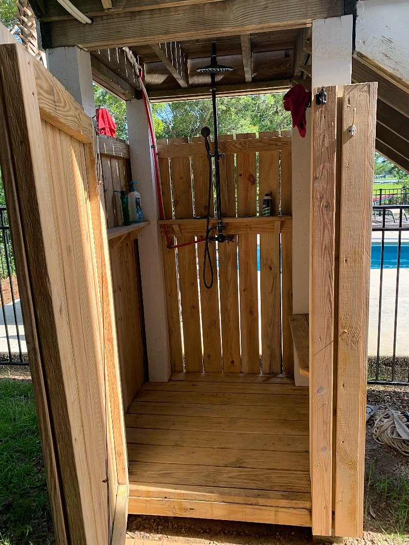 Outdoor shower