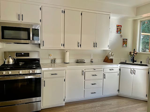 Luminous kitchen. 