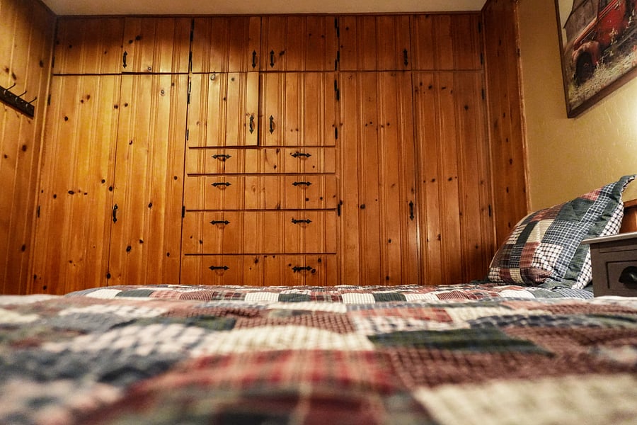 Storage in back bedroom