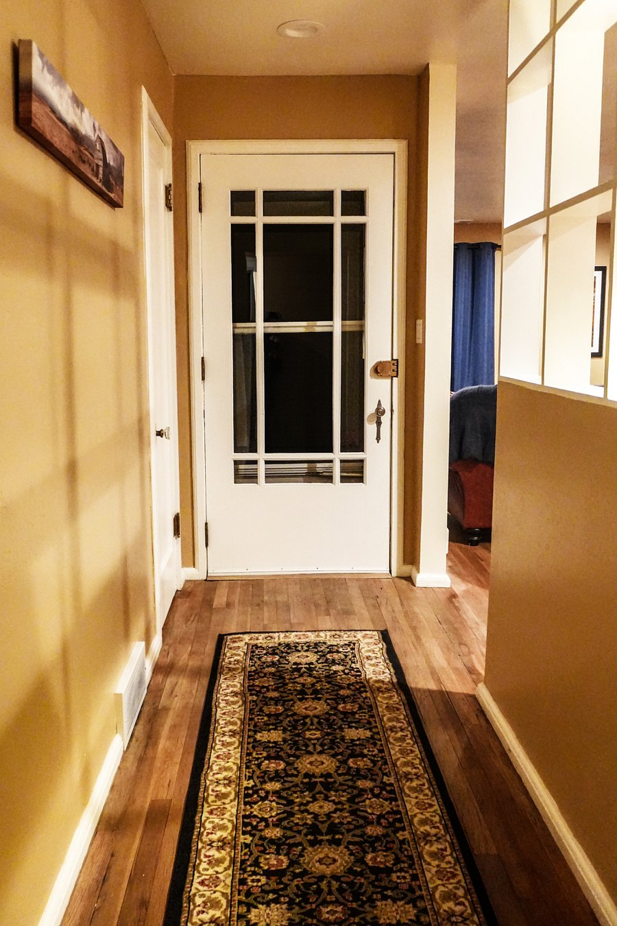 Front Hall with Coat ClosetLiving