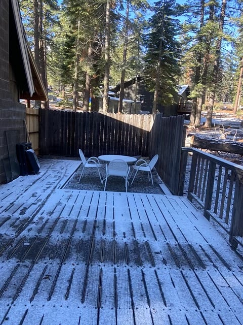 Enclosed deck