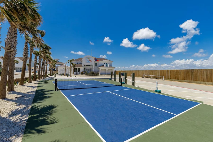 Pickleball Court is located across the street in front of Kokomo Yacht Club.