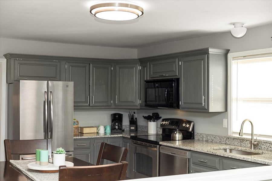 Kitchen, dining
