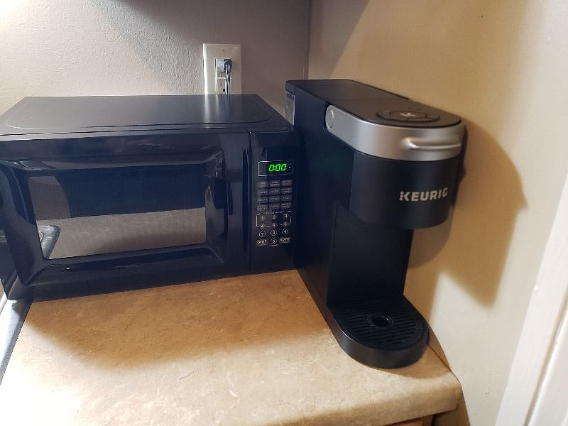 Keurig Coffee maker & Microwave
