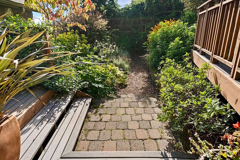 Pathway to parking pad