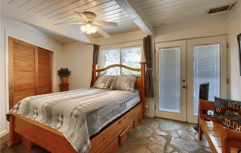 Queen Bed with Closet