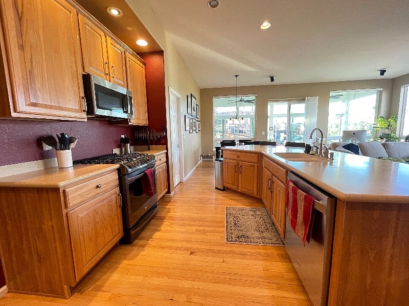 Well-stocked kitchen