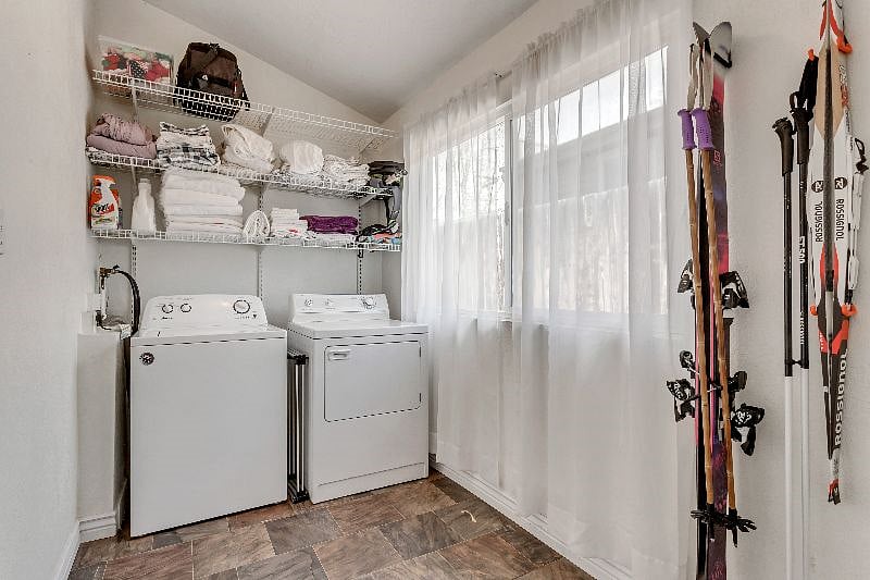 Washer & Dryer + Gear Room