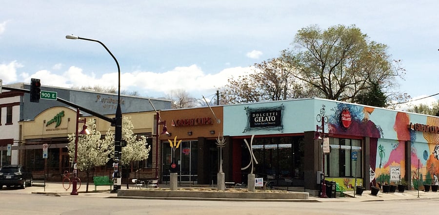 9th&9th Neighborhood just 2 blocks away full of coffee shops, restaurants, yoga studios, and more