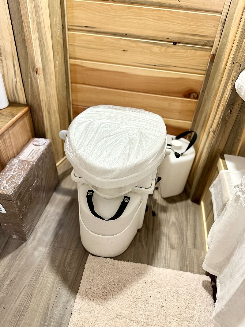 Natures Head Composting Toilet.