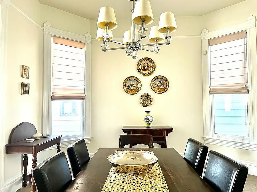 Formal dining room.