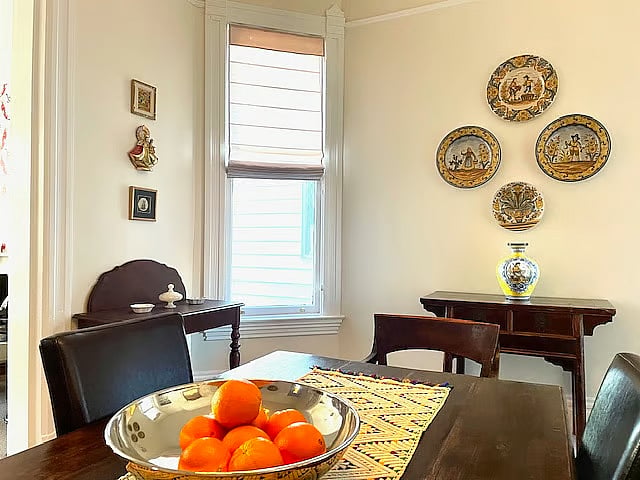 Formal dining room.