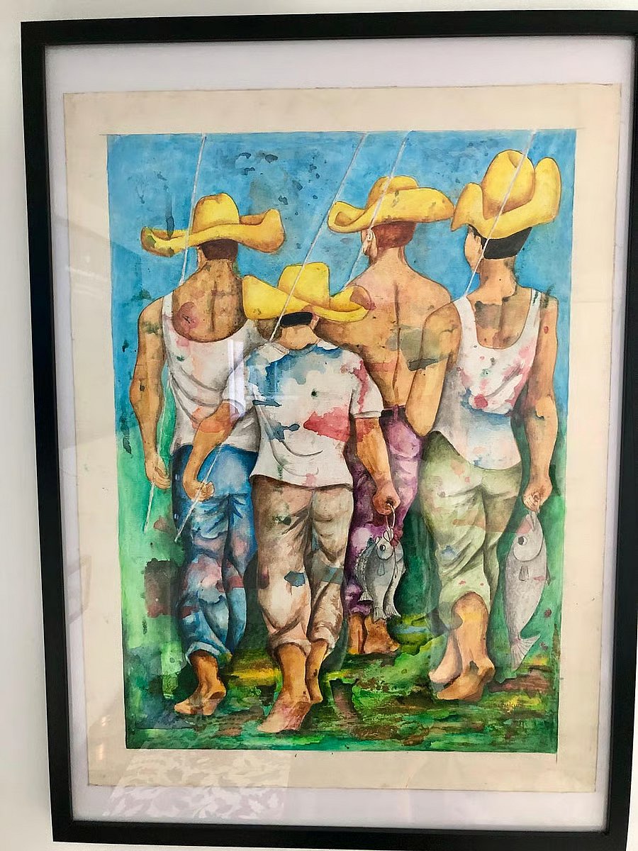 We have 6 pieces of original art in the studio.