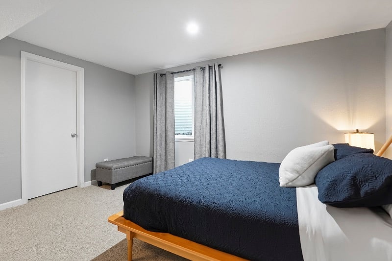 Bedroom with view of Walk-in closet