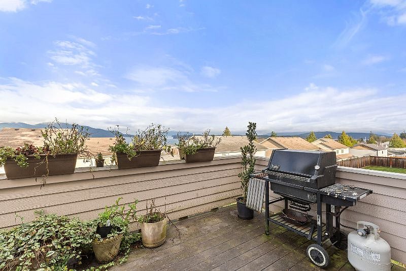 Deck with BBQ
