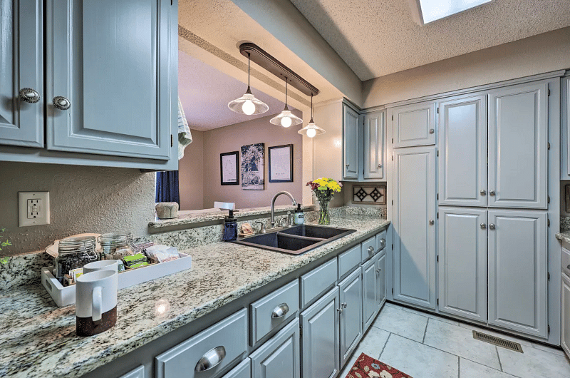 Kitchen with significant storage available
