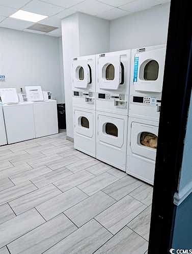 Laundry facility in building 