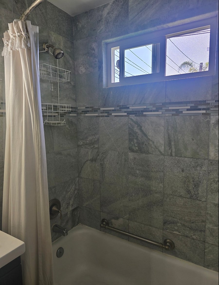 Full bath and shower