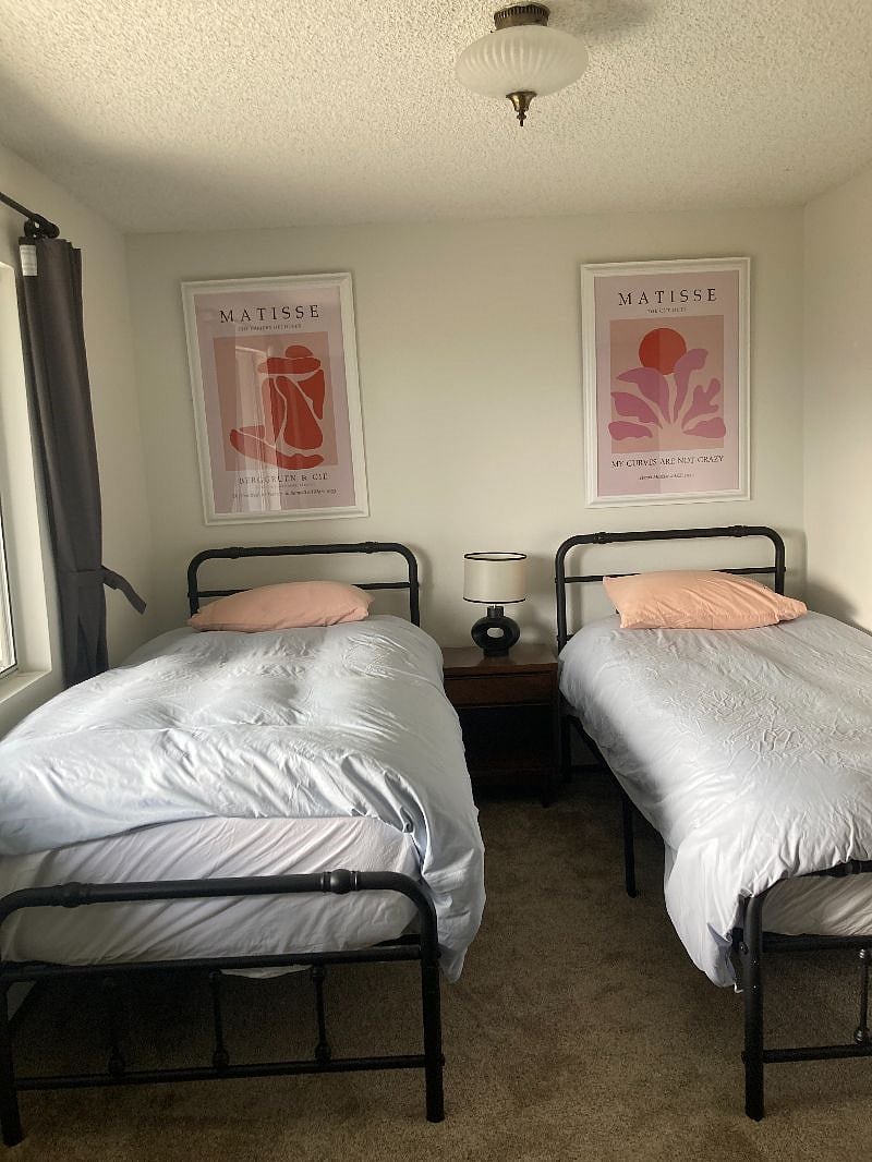 Bedroom #2 - 2 extra long twin sized beds
