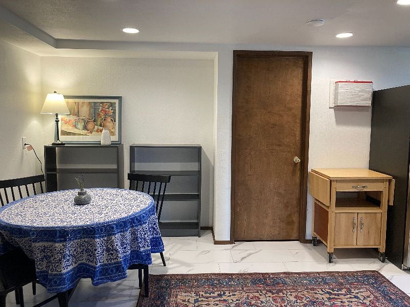 Eat in kitchen and a HUGE walk-in pantry