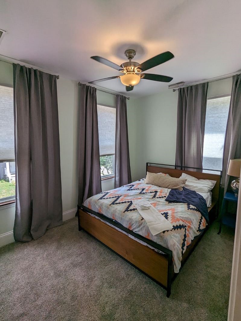 Cozy, well lit second bedroom.