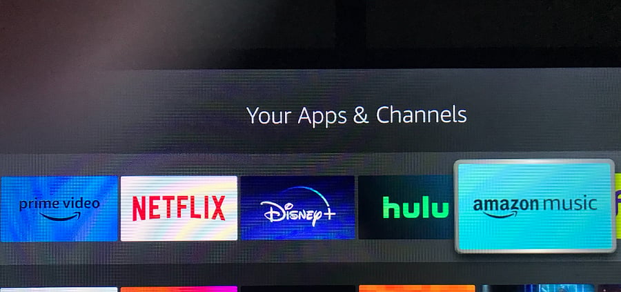 Paid subscription to Amazon Video, Netflix, Disney+, Hulu and Amazon Music Included. Free and live movies and TV are also included.